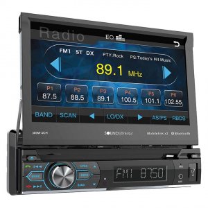 Soundstream VRN74HB Single Din 7 Flipout Touchscreen Amfmcddvdbt Mirro