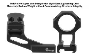 Utg AIR122S Accu-sync 1 Inch High Profile 37mm Offset Picatinny Rings