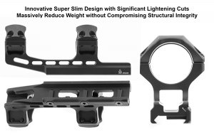 Utg AIR32250 Accu-sync 30mm High Pro. 50mm Offset Picatinny Rings