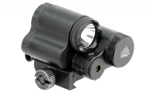 Utg LTELP28R Sub-compact Led Light And Aiming Adjustable Red Laser