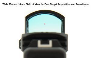 Utg SCPRDM20R Reflex Micro Dot Red 4 Moa Single Dot Adaptive Base