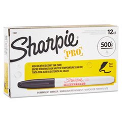 Dymo 13601 Sharpie Fine Indust Blk 12 Pack