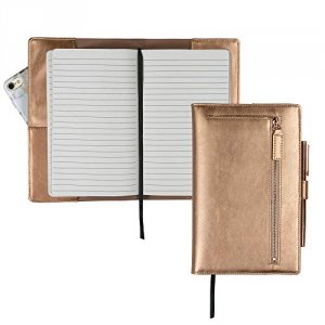 Samsill 71829 Padfolio Notebook Rose Gold