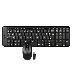 Logitech 920-004430 Mk220 Wireless Spanish Keyboard  Optical Mouse Com