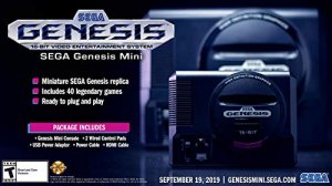 Sega SG-10037-2 Genesis Mini Retro Consol