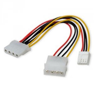 Syba SY-CAB65011 Cable Sy-cab65011 5inch 4pin Female Molex To Molex 4p