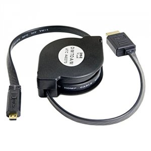 Syba SY-CAB31030 Cable Sy-cab31030 4feet Hdmi To Microhdmi Retractable