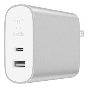 Belkin F7U061DQ-SLV Dual Port Home Charger