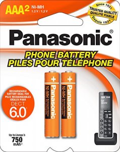 Panasonic HHR-4DPA Telephone Battery 2pk