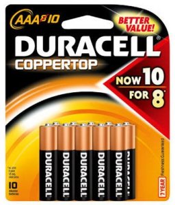 Duracell DUR MN2400B10Z Coppertop Alkaline Aaa Battery - Mn2400 - For 