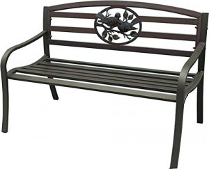 Gardman FDBH1501A Park Bench Steel Birds