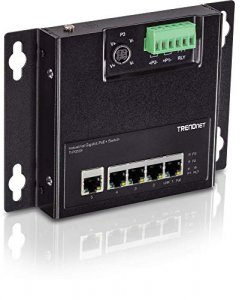 Trendnet TI-PG50F 5-port Industrial Gigabit Poe+ Wall-mounted Front Ac