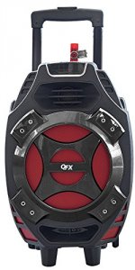 Quantum PBX-61081BT-RED Qfx 8 Battery Powered Portable Party Speaker W