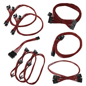 Evga 100-CR-0650-B9 Gs Red Psu Cable Set