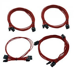 Evga 100-CR-1600-B9 G2p2t2 Red Psu Cable Set