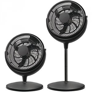 Brentwood F-1221B Kool Zone F-1221b 12 2-in-1 Air Circulator Stand Fan