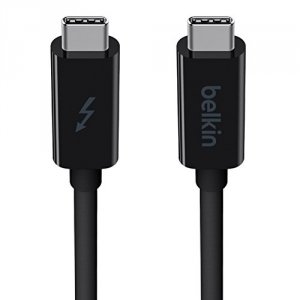 Belkin F2CD081BT1M-BLK Thunderbolt 3 Cable - Usb For Hard Drive, Noteb