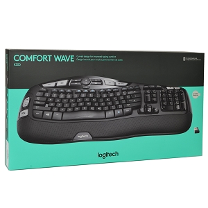 Logitech 920-001998 K350 2.4ghz 102-key Wireless Multimedia Wave Frenc