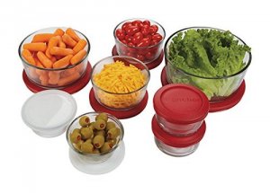 Anchor 10670AHG17 Food Storage Set 16pc Red