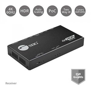 Siig CE-H24P11-S1 Ac Ce-h24p11-s1 Hdmi 2.0 4k Hdr Over Hdbaset Receive