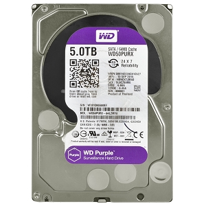 Western WD50PURX Purple 5 Terabyte (5tb) Sata600 5400rpm 64mbsurveilla