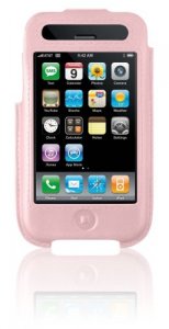 Belkin F8Z338-PNK Formed Leather  For Iphone 3g Pink