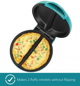 Holstein HH09125007E Housewares  Omelet Maker - Teal