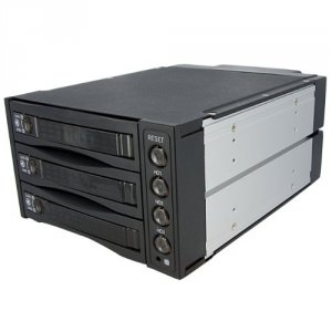 Startech SATSASBAY3BK 3 Hard Drive Mobile Rack