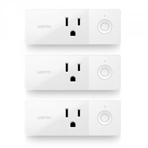 Linksys F7C063-BDL Wemo Mini Smart Plug 3 Pack