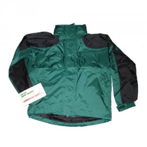 Texsport 33723 Amr. Clipper Deluxe Rain Jackets Lg F.greenblack