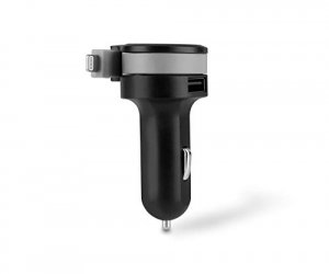 Aluratek AUCALF 4.8a Car Charger Lightning Cabl