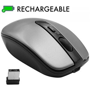 Macally RFNBMOUSEBAT Rf Optical Mouse For Mac And P