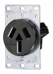 No PEGE41523 5206 Single-flush Range Receptacle (3 Wire)