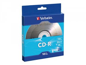 Verbatim 97955 (r)  700mb 80-minute Cd-rs, 10 Pk