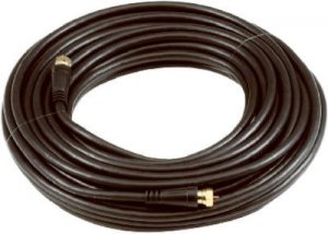 Rca VHB655R Rg6 Coaxial Cable (50ft; Black)