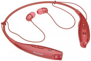 Sylvania SBT129-C-PINK Bluetooth Sports Headphones With Microphone (pi