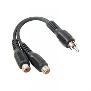 Voxx PERCAAH25R Rca(r) Ah25r Rca Y-adapter (1 Male To 2 Females)