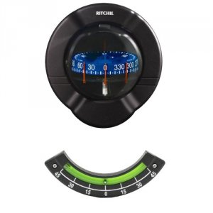 Ritchie SR-2 Sr-2 Venture Sail Boat Compass W-clinometer - Bulkhead Mo