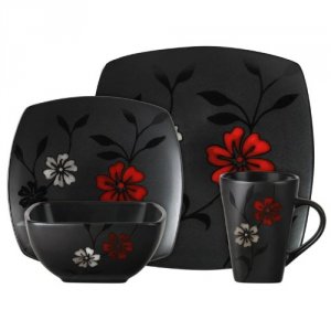 Gibson 78702.16 16-piece Evening Blossom Dinnerware Set