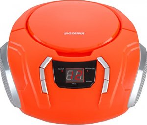 Sylvania SRCD261-B-ORANGE (r) Srcd261-b-orange Portable Cd Player With