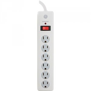 Ge 14092 (r)  6-outlet Sur Protector (white, 10ft Cord)