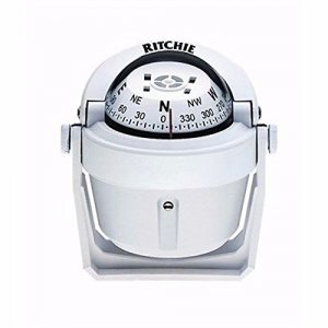 Ritchie B-51W B-51w Explorer Compass - Bracket Mount - White