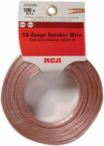 Rca AH18100R (r)  18-gauge Speaker Wire (100ft)