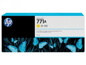 Original Hp B6Y18A Hp 771a Ink Cartridge - Single Pack - Inkjet - Yell