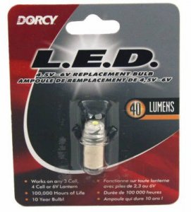 Dorcy DORCY(R) (r) 41-1644 40-lumen, 4.5-volt-6-volt Led Replacement B