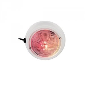 Perko 1263DP1WHT Dome Light Wred  White Bulbs