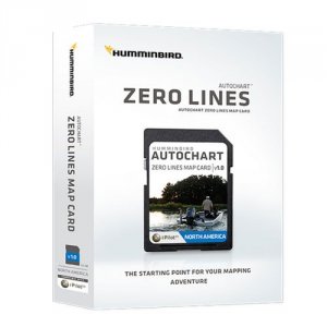 Humminbird 600033-1 Autochart Zero Lines Map Card