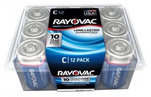 Rayovac 814-12PPK (r) 814-12ppj Alkaline Batteries Reclosable Pro Pack