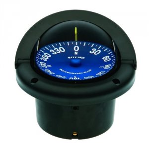 Ritchie SS-1002 Ss-1002 Supersport Compass - Flush Mount - Black