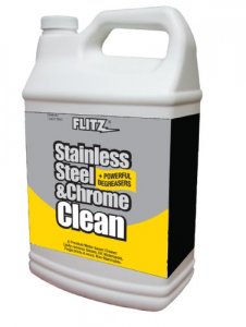 Flitz SP 01510 Stainless Steel  Chrome Cleaner W-degreaser - 1 Gallon